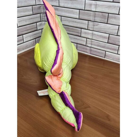 Retro 1992  Nylon Neon Dinosaur #A62 - Picture 6 of 9
